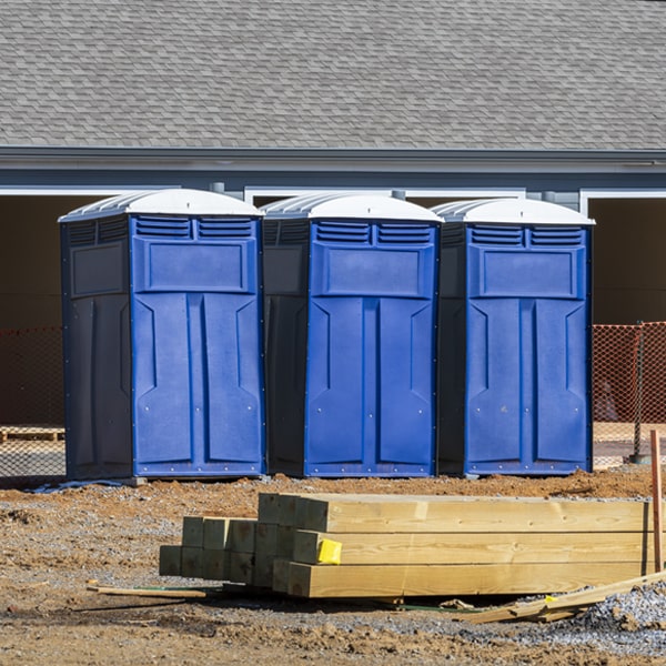 how often are the portable toilets cleaned and serviced during a rental period in Jeffersontown